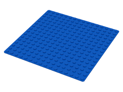 Blue - 5"x5" LEGO Baseplate [Damage]