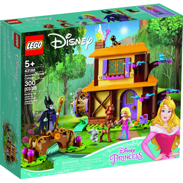 43188 Aurora's Forest Cottage - New, Sealed, Retired LEGO Disney Set