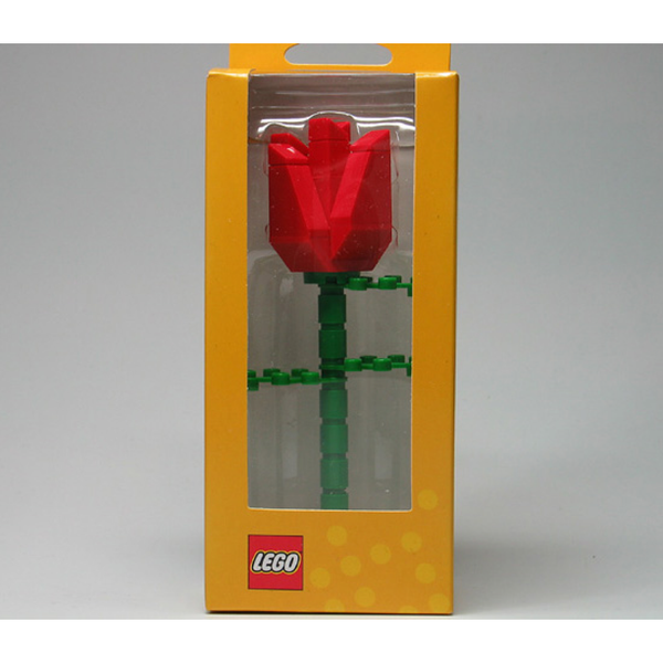 Red Rose (Glued) - New, Sealed, Retired LEGO Set