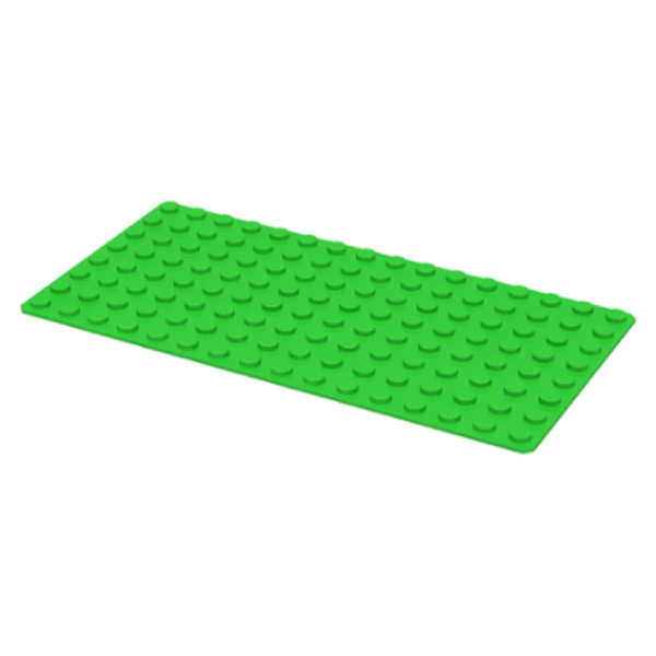 Bright Green - 8 x 16 stud LEGO® Baseplate