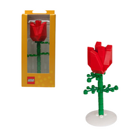 Red Rose (Glued) - New, Sealed, Retired LEGO Set