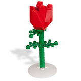 Red Rose (Glued) - New, Sealed, Retired LEGO Set