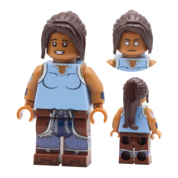 Korra the Element Bender - Custom LEGO® Minifigure