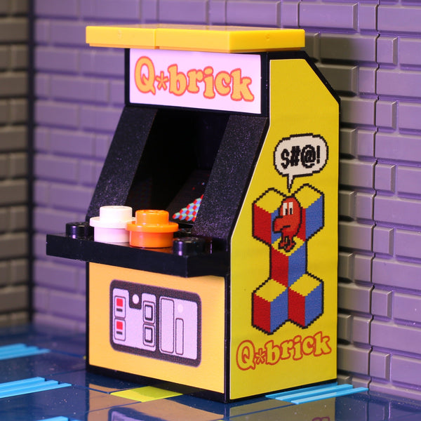 B3 Customs Q*Brick Arcade Machine made from LEGO parts