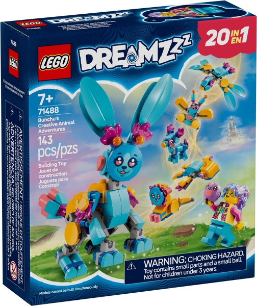 71488 Bunchu's Creative Animal Adventures - New LEGO Dreamzzz Set