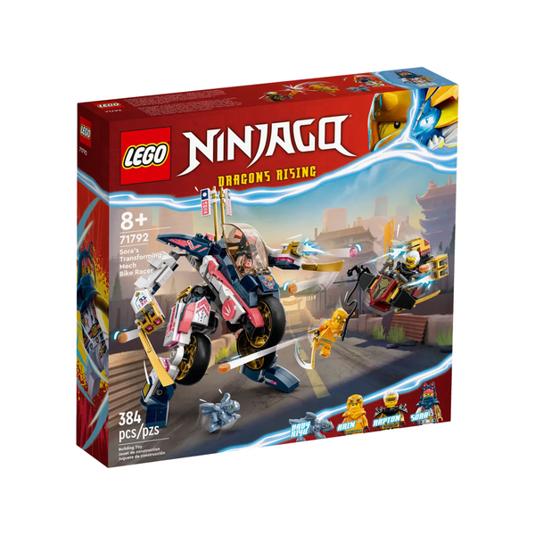 Sora's Transforming Mech Bike Racer 71792 - New LEGO Ninjago Set