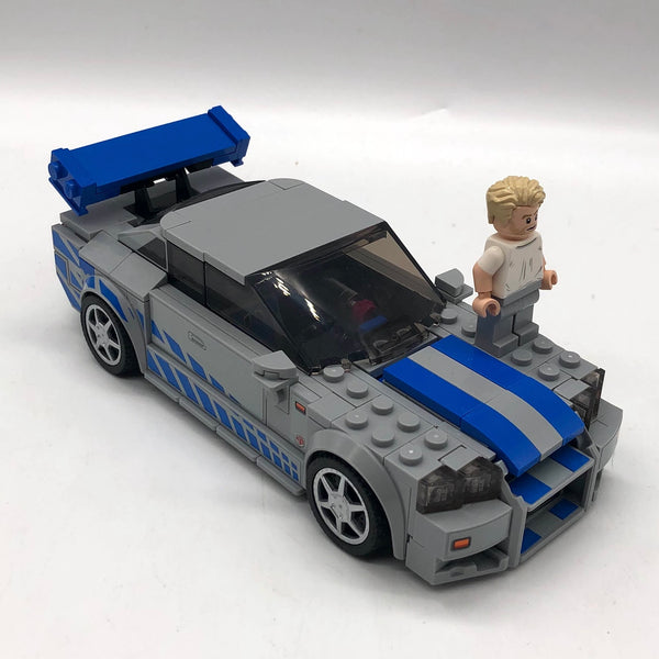 2 Fast 2 Furious Nissan Skyline GT-R (R34) 76917 - Used LEGO Speed Champions Set