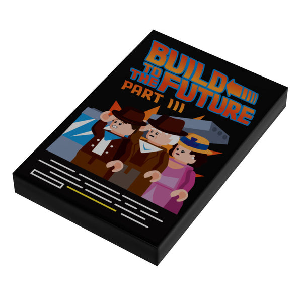 B3 Customs Build to the Future Part III Movie Cover (2x3 Tile)