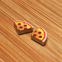 2 Slices of Pepperoni Pizza - B3 Customs® Printed (1x1 Curved Tile)