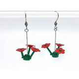 Flower Stem Earrings - Custom LEGO Jewelry