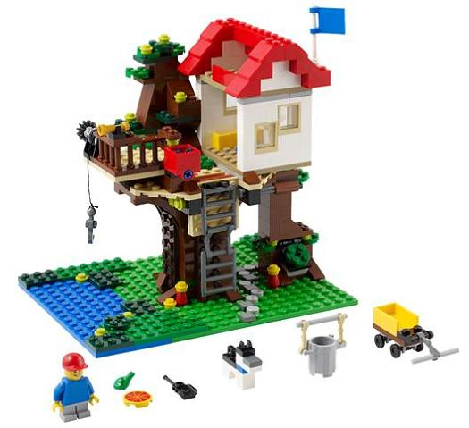 31010 Treehouse - Certified Used, 100% Complete LEGO Creator Set