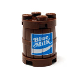 B3 Customs® Blue Milk Barrel / Keg made from LEGO parts