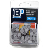 B3 Customs Cobblestone Tile Part Pack (20 Tiles) made with LEGO parts