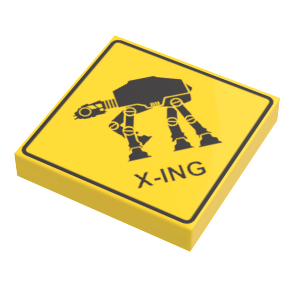 B3 Customs® AT-AT Xing Sign