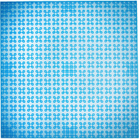 Transparent Blue - Medium LEGO®-compatible plate 10"x10"