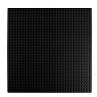 Black - Medium LEGO®-compatible plate 10"x10"