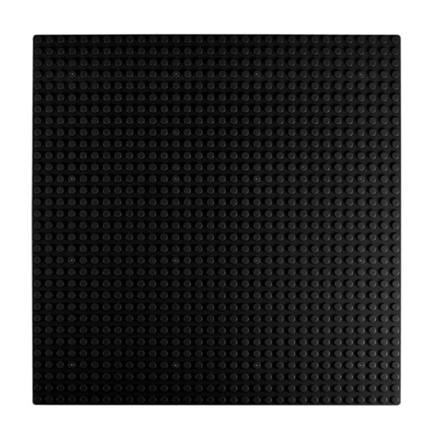 Black - Medium LEGO®-compatible plate 10"x10"