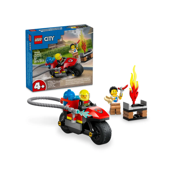 Fire Rescue Motorcycle 60410 - New LEGO City Set