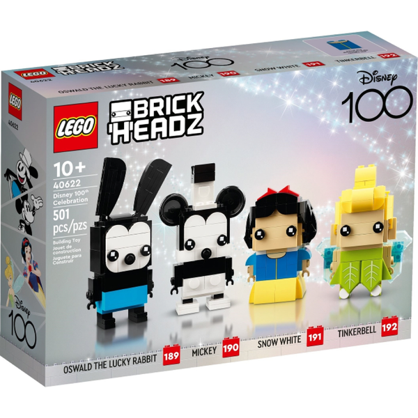 Disney 100th Celebration 40622 - New LEGO BrickHeadz Set