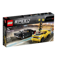 2018 Dodge Challenger SRT Demon and 1970 Dodge Charger R/T 75893 - New, Sealed, Retired LEGO® Speed Champions Set