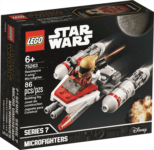 75263 Resistance Y-wing Microfighter - New, Sealed, Retired LEGO® Star Wars™️ Set