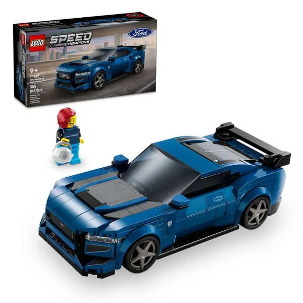 Ford Mustang Dark Horse Sports Car 76920 - New LEGO Speed Champions Set