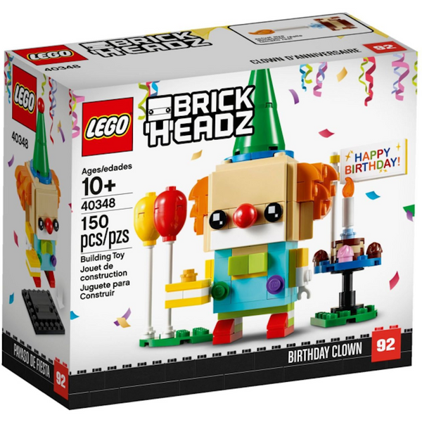 Birthday Clown 40348 - New LEGO BrickHeadz Set