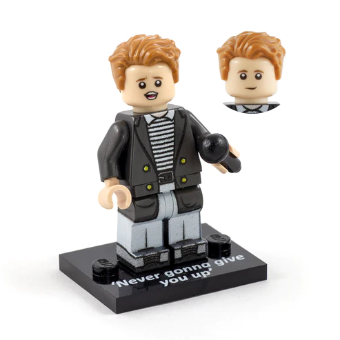 Brick Astley - Custom LEGO® Minifigure