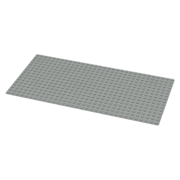 LEGO® Baseplate 5"x10" - Light Gray