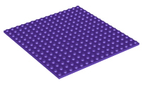 Dark Purple - 5"x5" LEGO® Plate