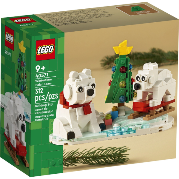 40571 Wintertime Polar Bears - New, Sealed, Retired LEGO Holiday Set