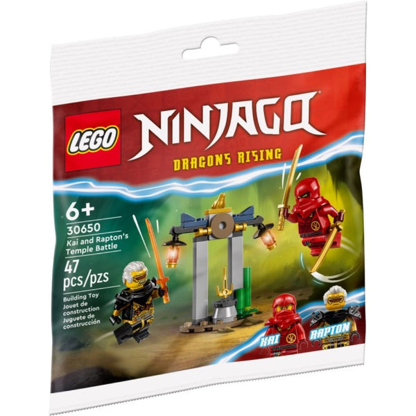 Kai and Rapton's Temple Battle Polybag 30650 - New LEGO Ninjago Set