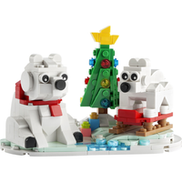 40571 Wintertime Polar Bears - New, Sealed, Retired LEGO Holiday Set